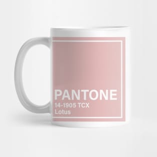 pantone 14-1905 TCX Lotus, pink Mug